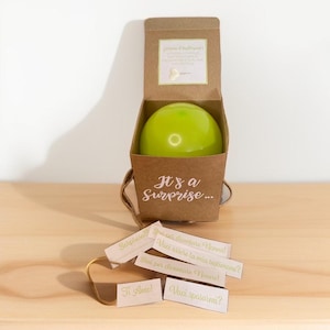 Kit fai da te palloncino pop me con messaggio, proposta matrimonio, testimone, gender reveal, messaggio