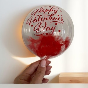 DIY-Set Valentinstagsballon mit Botschaft