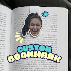 Custom Magnetic Bookmark, Personalized Photo Bookmarks, Premium Matte or Glossy Magnetic Page Marker, Unique Book Accessories, Personal Gift