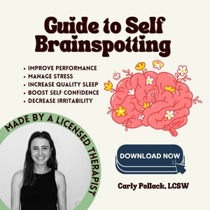 Brainspotting | Self Brainspotting | Brainspotting Therapy | Mood & Relationships | Therapy | Manage emotions | Brainspotting Workbook