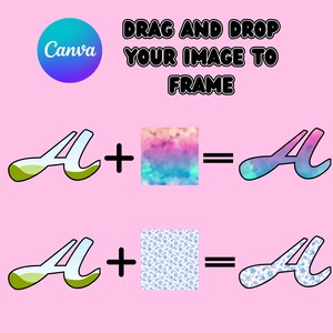 Canva Letter Frames Template Doodle Alphabet Font Set 0005 with Editable outline by PrimeShopPH (69 Letter, Number and few characters)