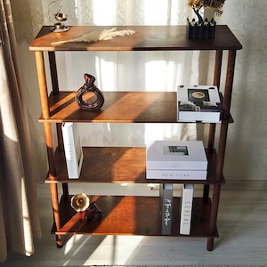 Low Shelving Unit, Modern Shelving Unit, Low Bookcase, Modern Bookcase, Wooden Shelving Unit, Minimalist Bookcase, Shelving Unit