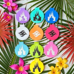 Disney Cruise Fish Extender Cosmetic Travel Mirror in Pixie Dust Colors