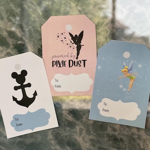Fish Extender Gift Tags - Disney Cruise Pixie Dust Digital Download - Customizable, Fun & Whimsical Tags for Your Next Adventure