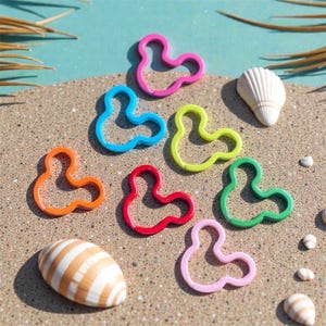 Pixie Dust Mickey Mouse Split Key Rings, Disney Cruise Gift, Fish Extender Gift