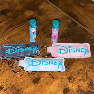 Pixie Dust Lip Balm Holder - Cute Travel Accessory & Keychain for Disney Fans, Perfect Gift
