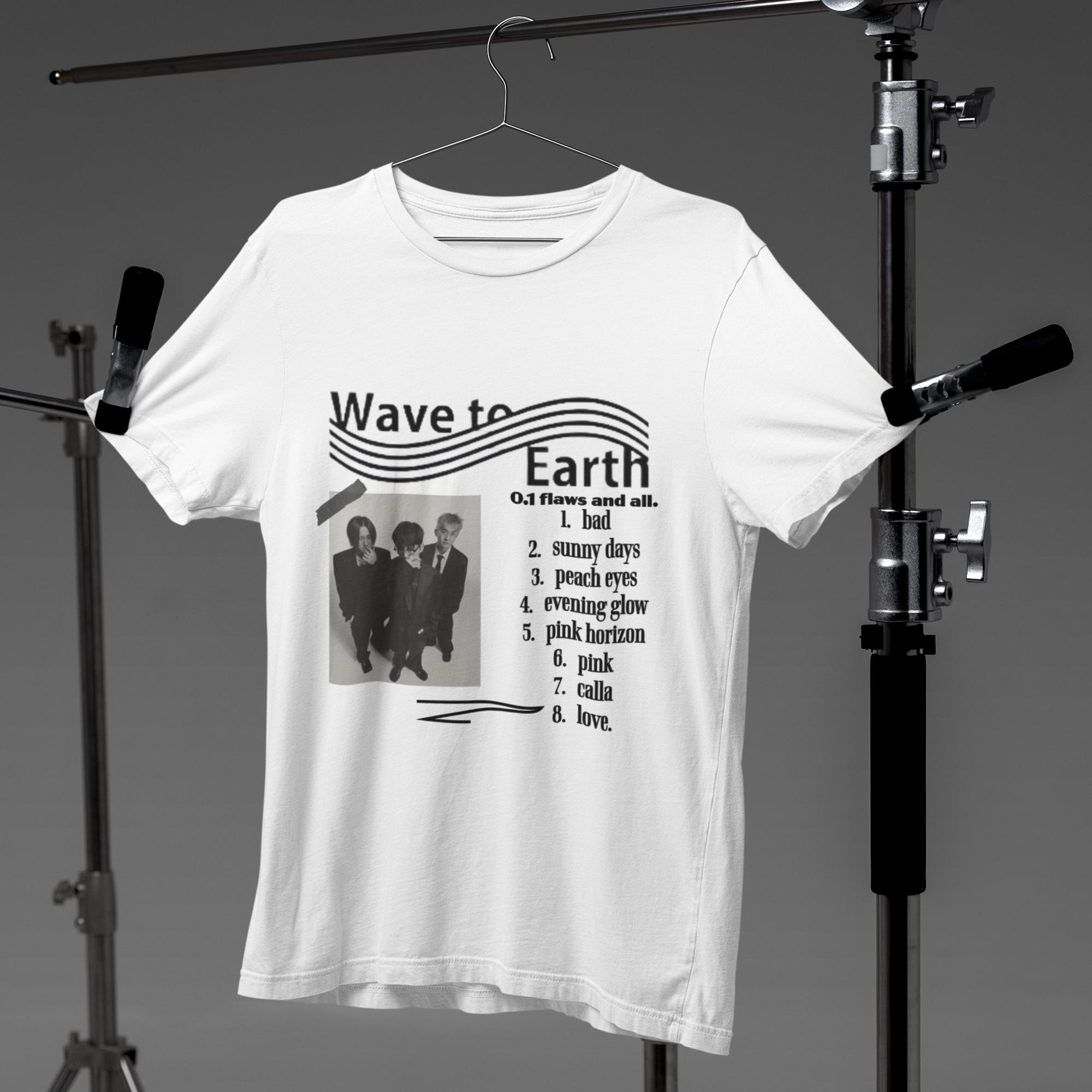 Wave To Earth flaws and all tour Tee
