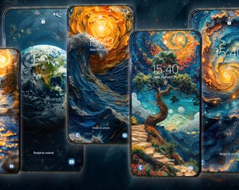 Life's Journey: Unlock Artistry with 5 Van Gogh-Inspired Animated Lock Screens for Android Devices