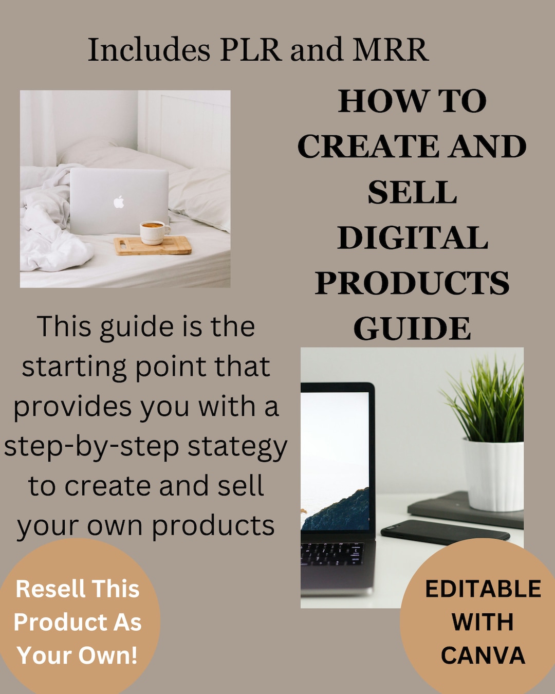 How to Create and Sell Digital Products Guide With Master Resell Rights ...