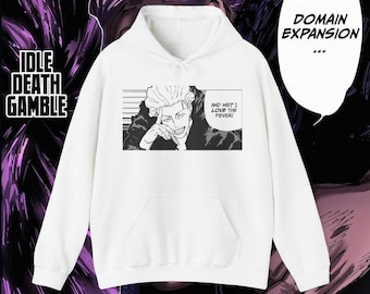 Hakari Hoodie | Jujutsu Kaisen | Black and White