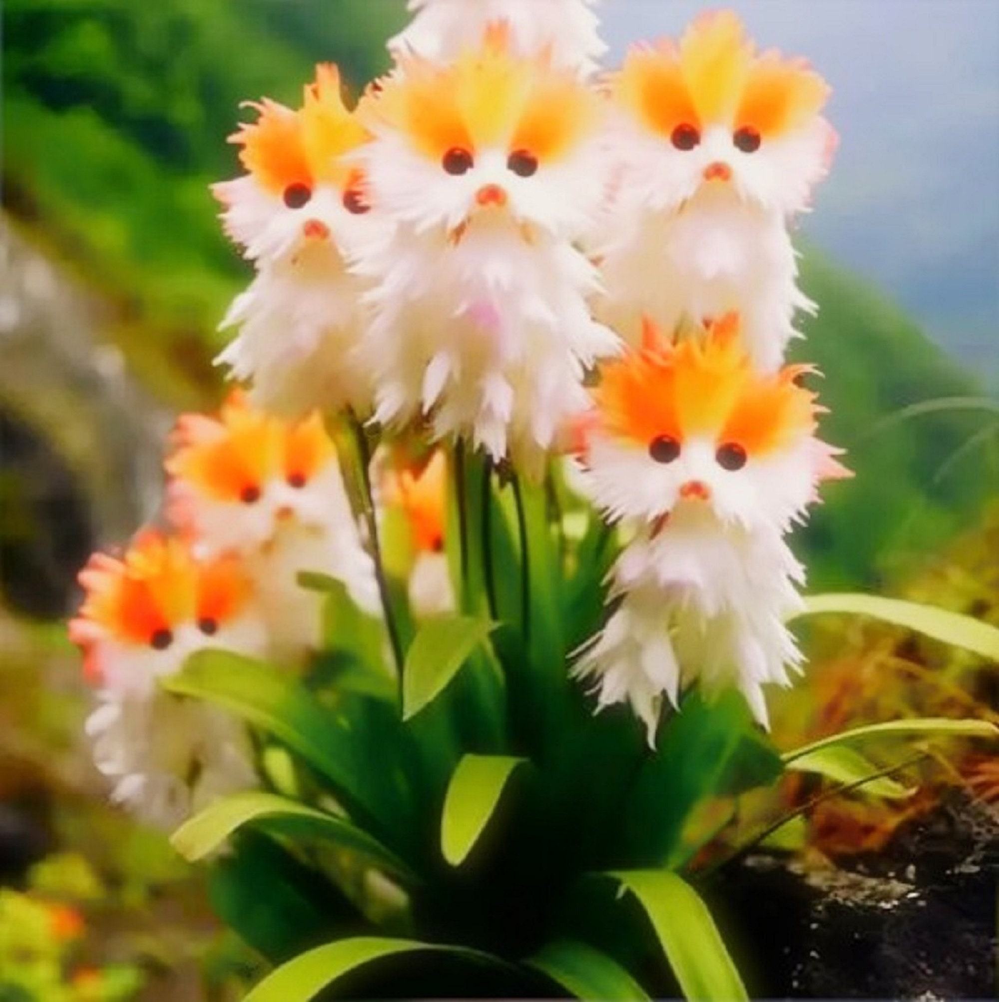 10 Pcs Orange Cat's Eye Dazzle Seeds Flowers Plants Gardening Etsy Canada