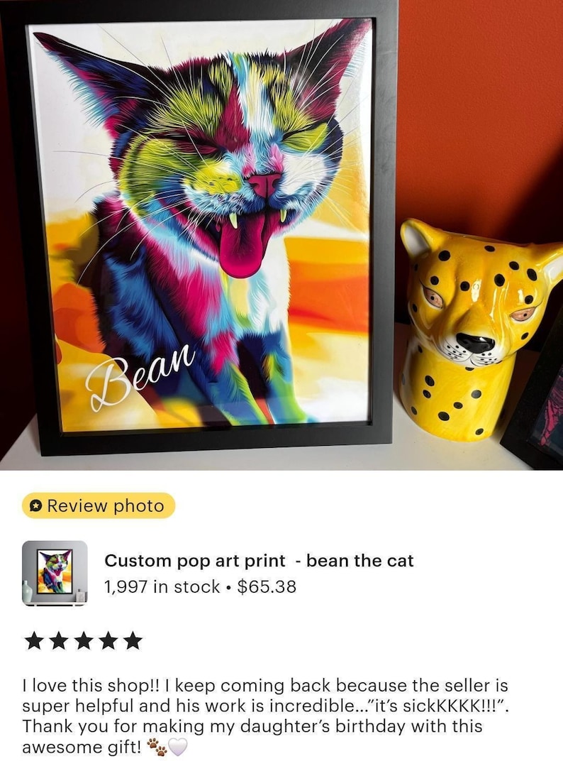 Retro Frog Ramen Giclée Print, Quirky Kitchen Wall Art imagem 13