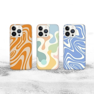 Orange Blue Water Splash iPhone 14 Pro Max case, Customize iPhone Case for iPhone14 13 12 11 Pro XR XS X SE 2020 2022 7/8P