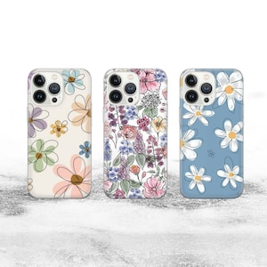 Seamless Florals Pattern Personalize iPhone 14 Pro Max case, Customize iPhone Case for iPhone14 13 12 11 Pro XR XS X SE 2020 2022 7/8P