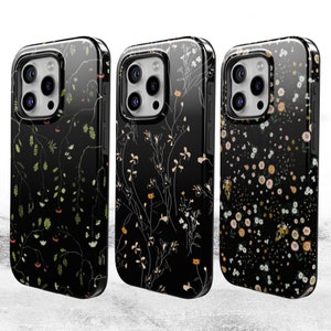 ワイルドフラワー iPhone 15 14 13 12 11 Pro Max ケース iPhone XR ケース iPhone XS Max ケース iPhone X ケース iPhone 7+ iPhone 8+ ケース o115