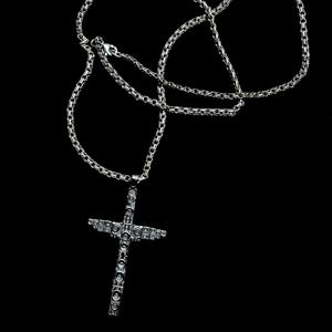 Speaker Cross Necklace, Gift for dj, DJ Birthday gift idea, DJ gift ideas, silver cross necklace, music, audio speakers, DJ best gift ideas
