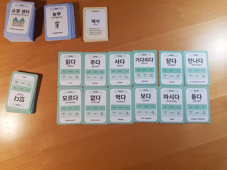 200 Korean Language Cards image 4