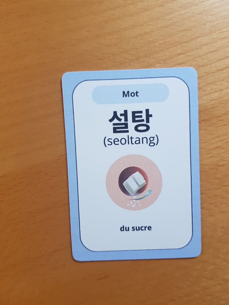 200 Korean Language Cards image 7