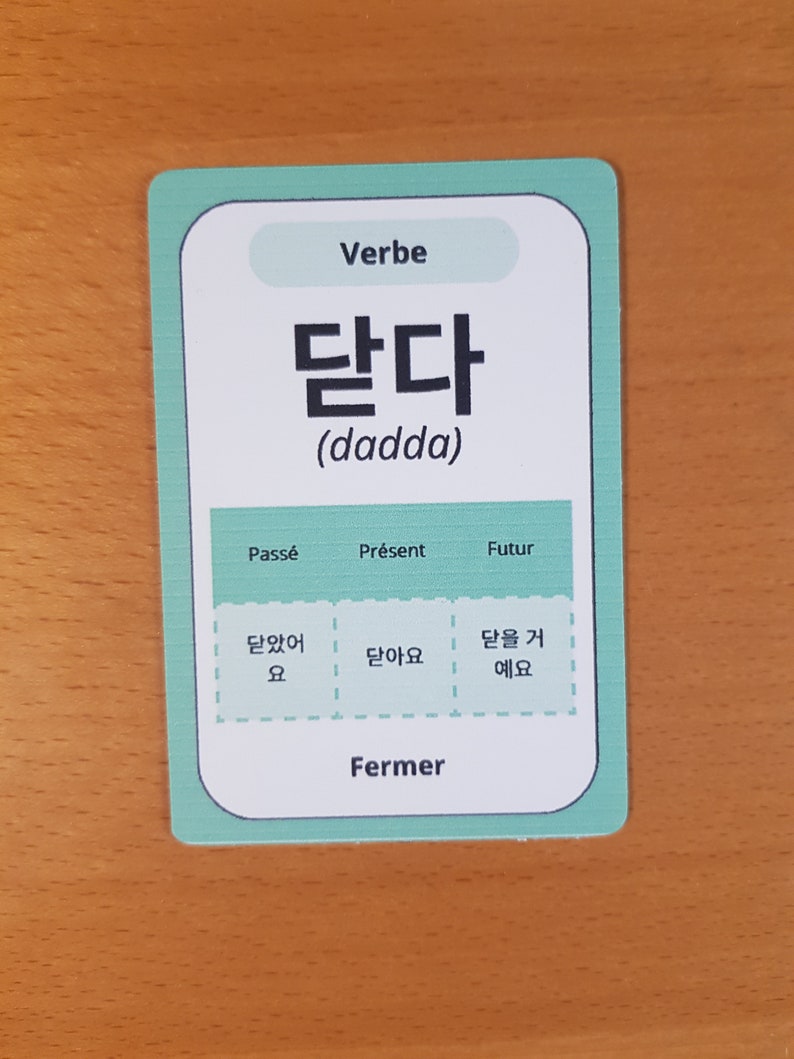 200 Korean Language Cards image 8