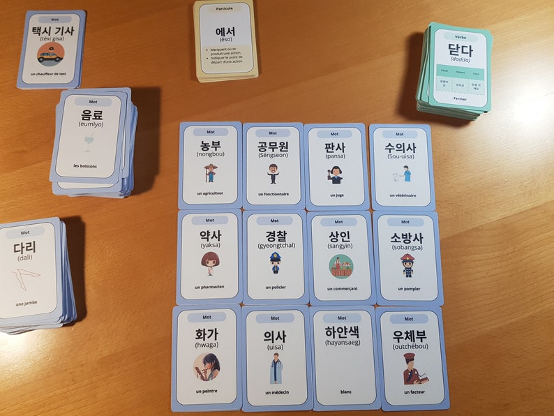 200 Cartes Linguistique Coréen image 3