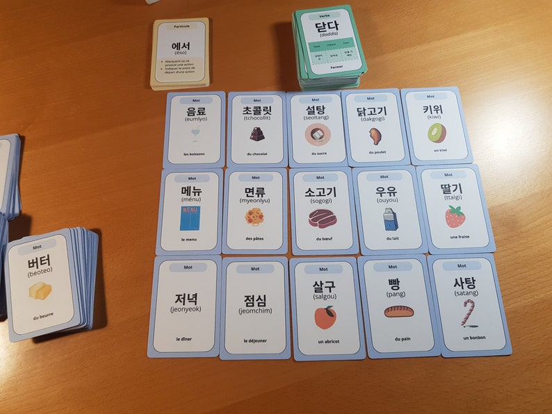 200 Korean Language Cards image 2