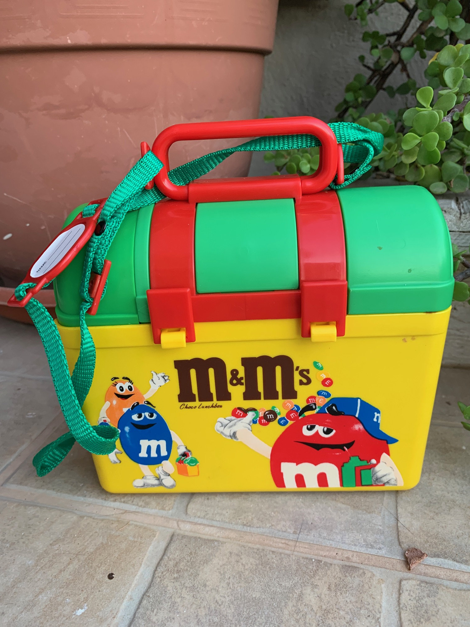 Vintage Rare M&m's Choco 1999 Collectible Lunch Box and Thermos