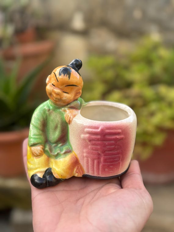 Vintage Mid-century Ceramic Planter Made in Japan – Kitsch