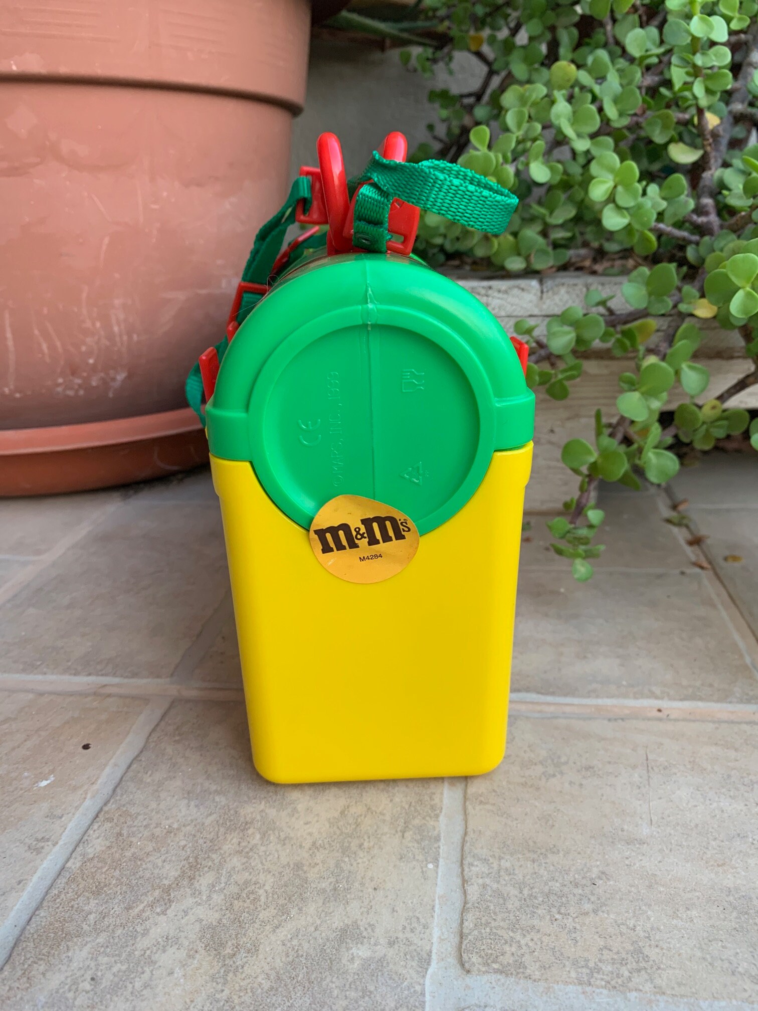 Vintage Rare M&m's Choco 1999 Collectible Lunch Box and Thermos Yellow ...