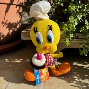 Vintage 1998 Tweety Chef Plush Toy | Warner Bros. Collectible