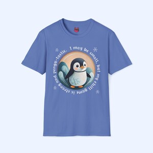 Cute Penguin Graphic T-Shirt, I May Be Small But My Heart is Strong, Perfect for Kids & Adults, Unisex Tee for Animal Lovers