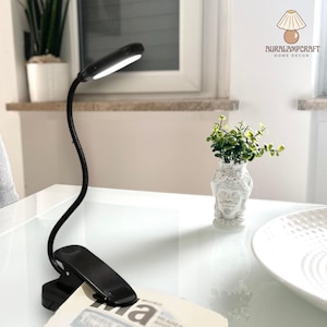 Schnurlose schwarze Schreibtischlampe, moderne Wohnzimmer Tischlampe, Nachttisch Bar Licht für Paar Abendessen, Raumdekor Nachtlicht