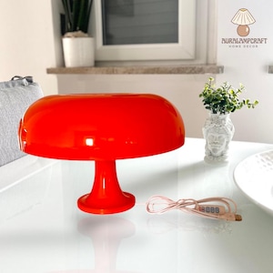 Orange Schreibtischlampe, Wohnzimmer Tischlampe, Nachttisch Bar Licht für Paar Abendessen, Raumdekor Nachtlicht