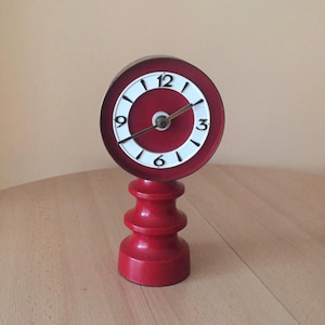 Space Age Tischuhr Vintage Retro Uhr Kaminuhr