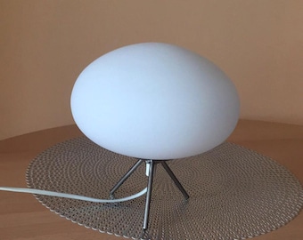 Space Age UFO Tripod Table Lamp Vintage Mushroom