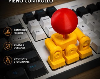 Gaming-Joystick-Tastenkappe 360 – Retro-Upgrade für mechanische Tastaturen