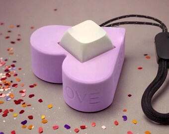 Clicky Valentine's Heart | Clicker Fidget Toy | Mechanical Switch Button | Heart | ASMR | Stress Relief