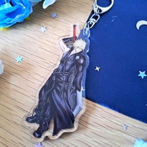 Cloud Keychain Final Fantasy VII