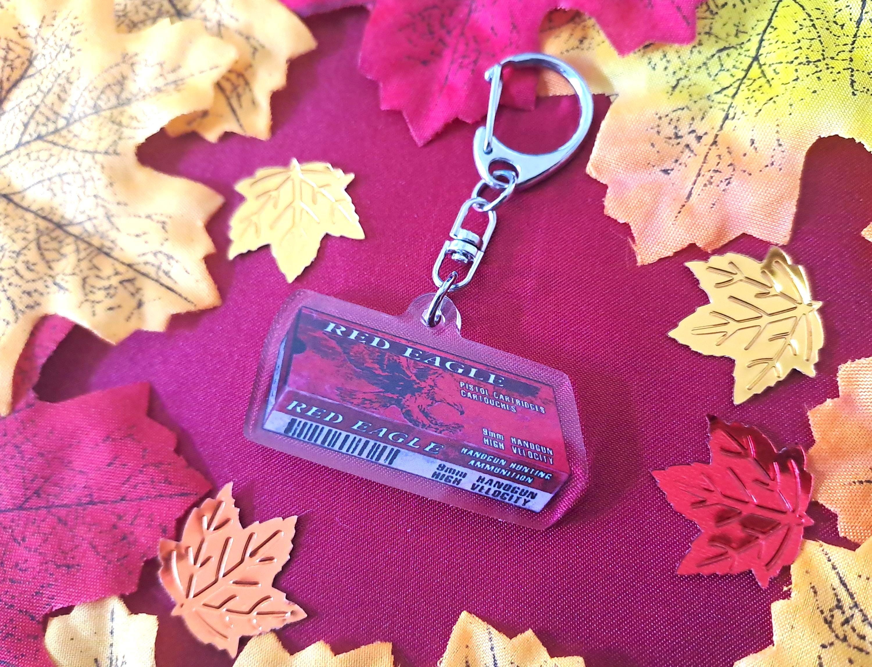 レッド・レイヴン　４巻発売記念　特製チャームストラップ Red Eagle Case Keychain Resident Evil 4 - Etsy