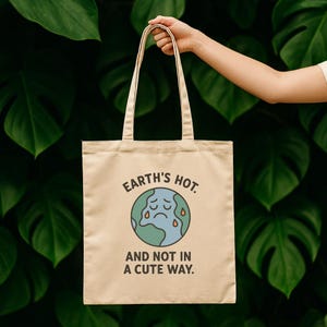 Eco-friendly tote bag, Reusable shopping bag, Minimalist Reusable bag, Sustainable grocery bag with organic cotton, durable everyday bag
