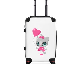 Hello Kitty Adventure: Cute Carry-On Suitcase! Carry-On Luggage | Matching Luggage | Kids Luggage | Matching Suitcases |