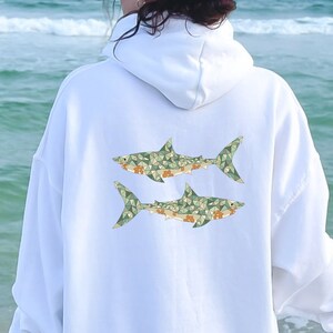 Kawaii shark hoodie sale