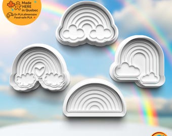 Rainbow cookie cutter Set (4 pieces)