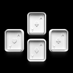 Ensemble emporte-pièces – As cartes à jouer (4 pièces)