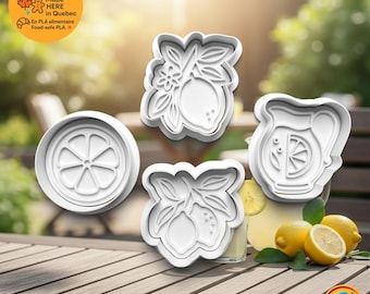 Lemon & Lemonade Cookie Cutter Set (4 pieces)