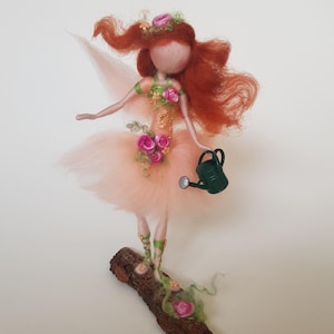 Fairy Elf Angel Needle Felted Unique Waldorf Inspired Seasonal Table