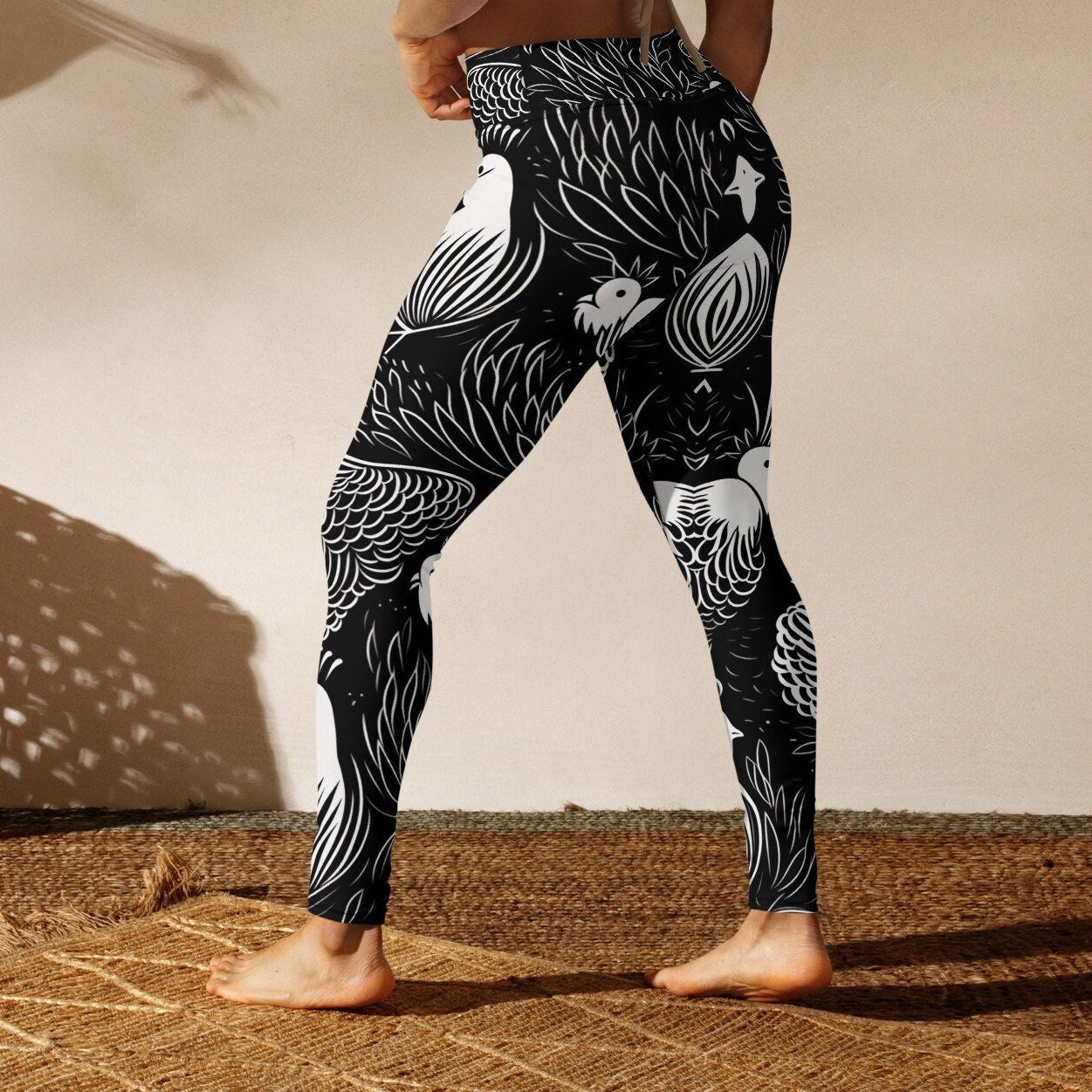 Chicken print leggings online