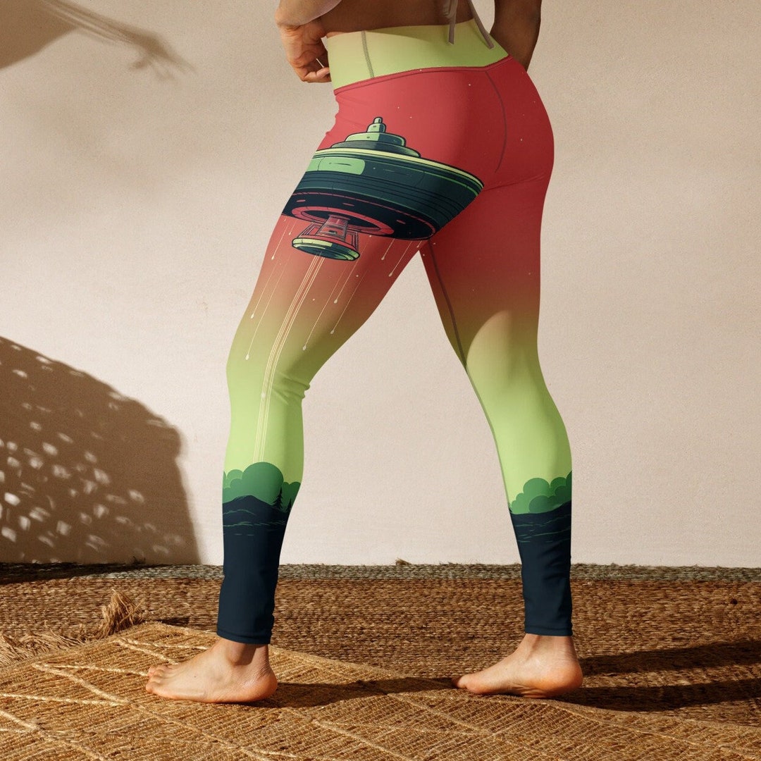 Ufo Aop Leggings - Purple main image 1