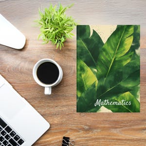 Carnet cartonné design 2 feuilles, mat personnalisable avec sujets ou n'importe quel texte, bon début d'année scolaire, cahier cadeau enfant et petit-enfant