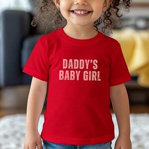 Daddy&#39;s Baby Girl Custom Child EST Infant Tee, New Family Shirt, Matching Family Tshirt, Daughter Children Shirt, Anniversary Gift