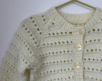 yellow handmade 3 month knit for bespoke design